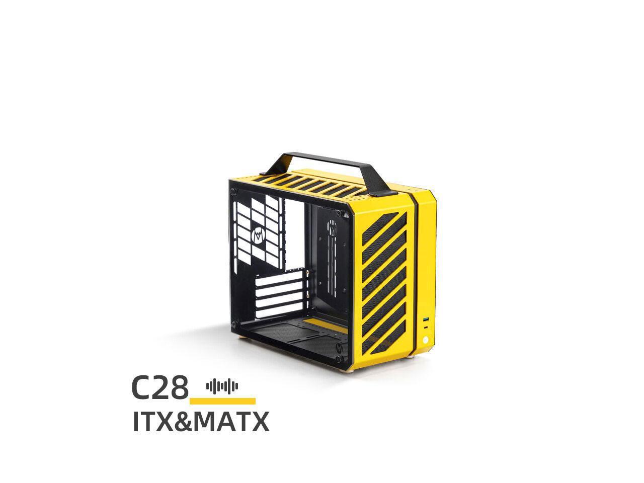 Mechanic Master C28 KuFang mATX Chassis / Alumium / Steel / WaterCooling / Temered Glass MATX