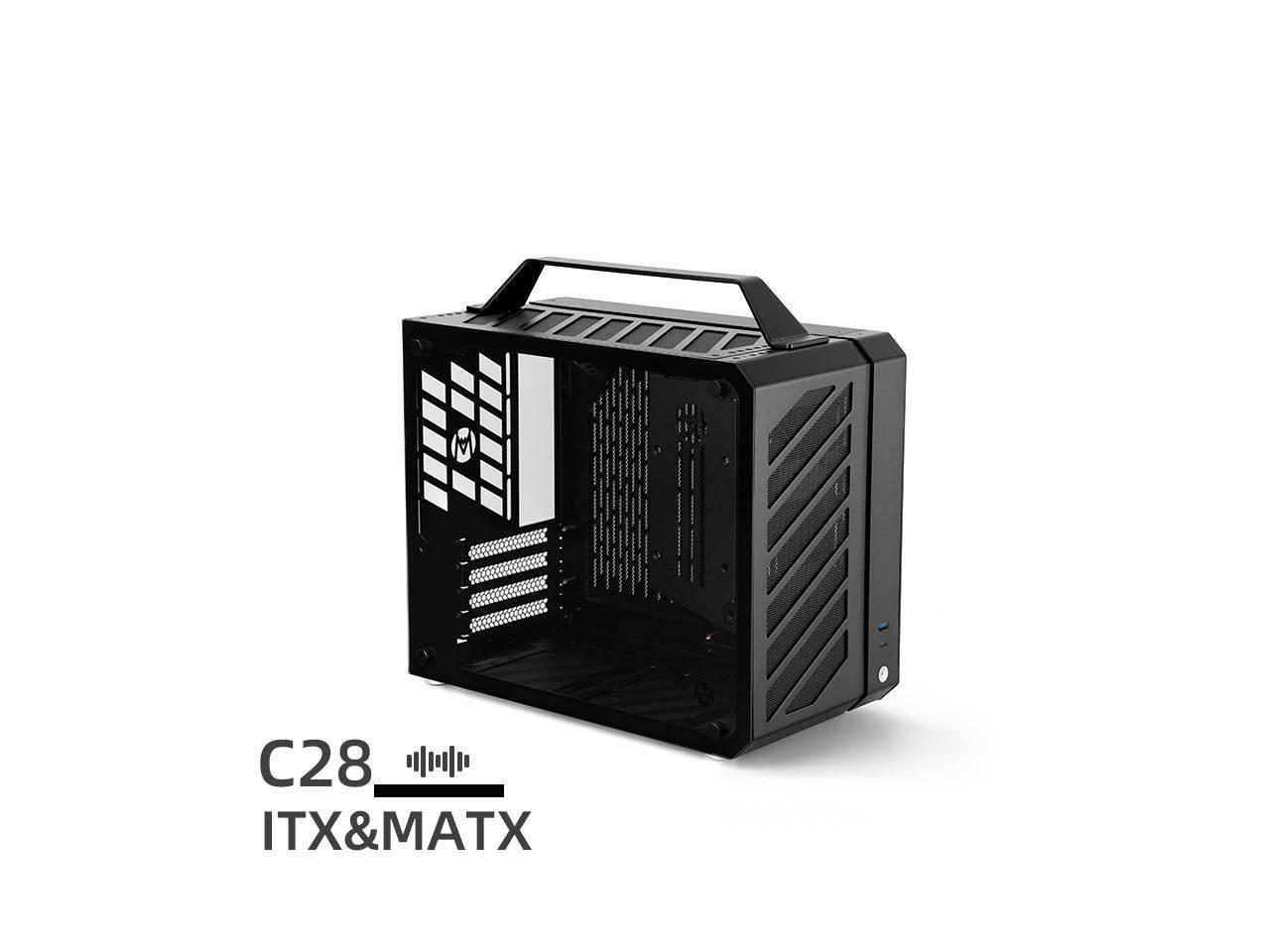 Mechanic Master C28 KuFang mATX Chassis / Alumium / Steel / WaterCooling / Temered Glass MATX