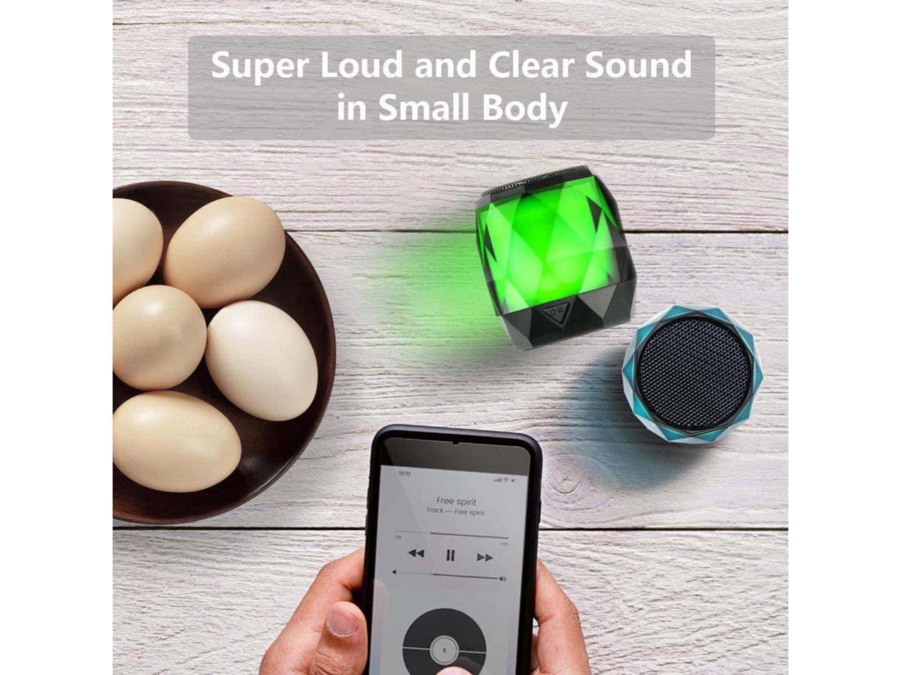 LFS Portable Bluetooth Speaker With Lights, LED Wireless Speaker ...