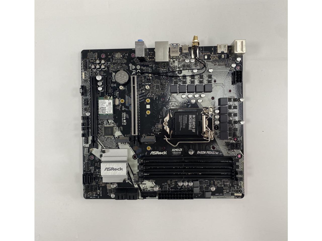 Refurbished Asrock B460M PRO4S/ac Intel B460 Socket LGA1200 DDR4 Hdmi