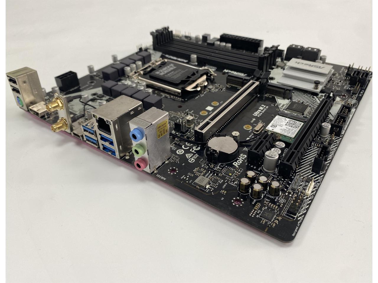 Refurbished Asrock B460M PRO4S/ac Intel B460 Socket LGA1200 DDR4 Hdmi