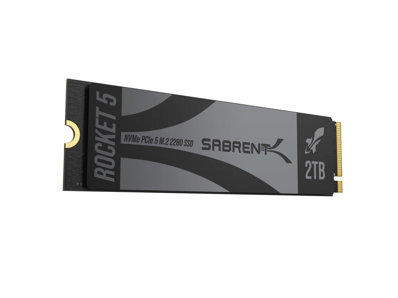 SABRENT SSD Interno Rocket 5 [2TB] M.2 PCIe GEN 5 14GB/s X4 NVMe (SB-RKT5- 2TB