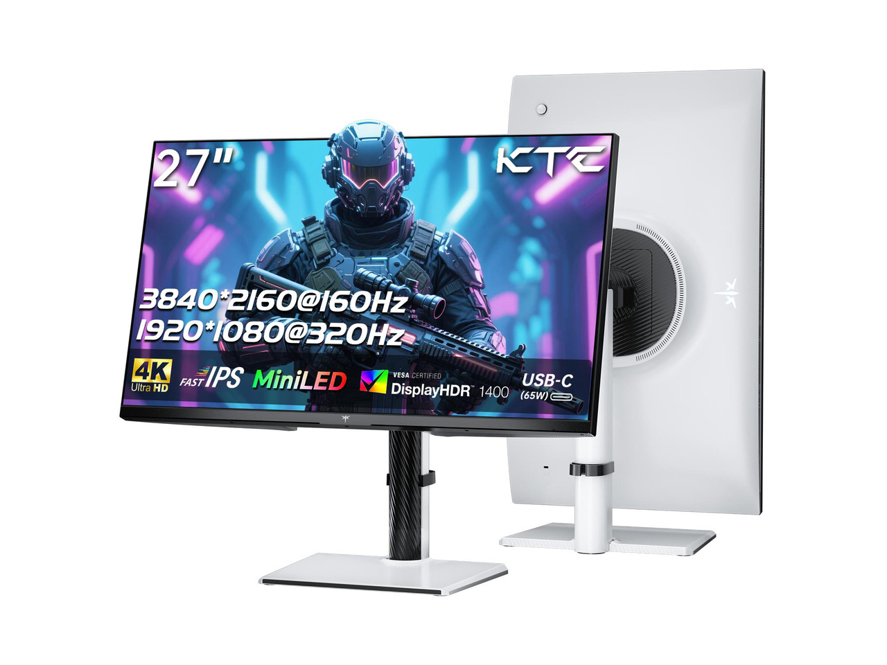 KTC 27 Inch 4K MiniLED Gaming Monitor