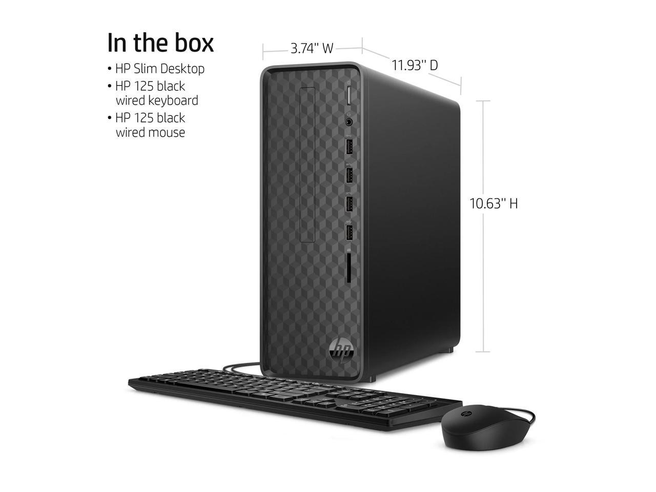 Refurbished HP S01aF2003w Slim Desktop Intel Celeron J4025 2.0GHz 4GB