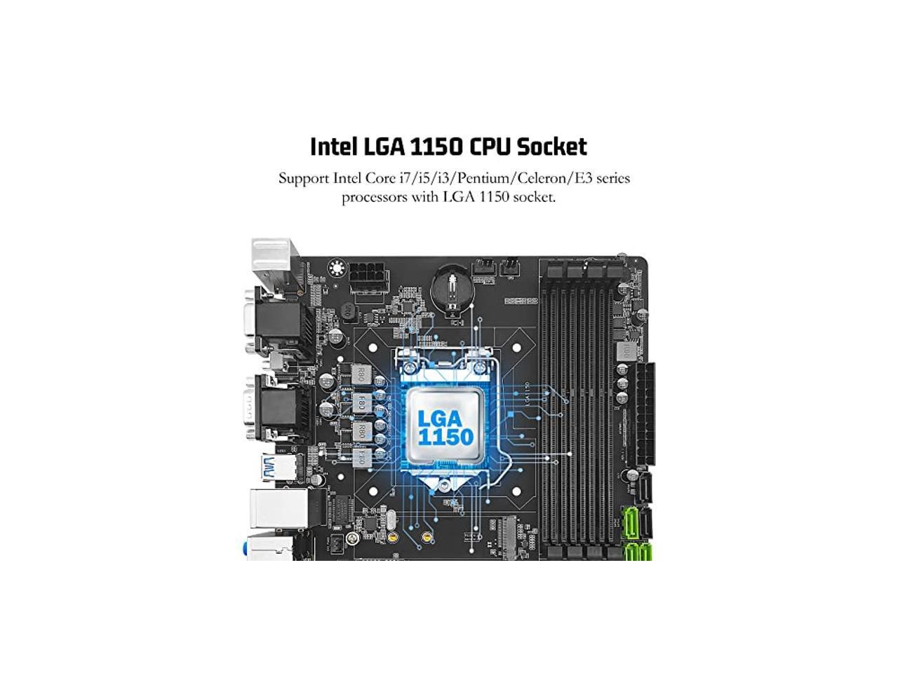 SHANGZHAOYUAN B85m Pro LGA 1150 Motherboard Support Intel Core i7/i5/i3