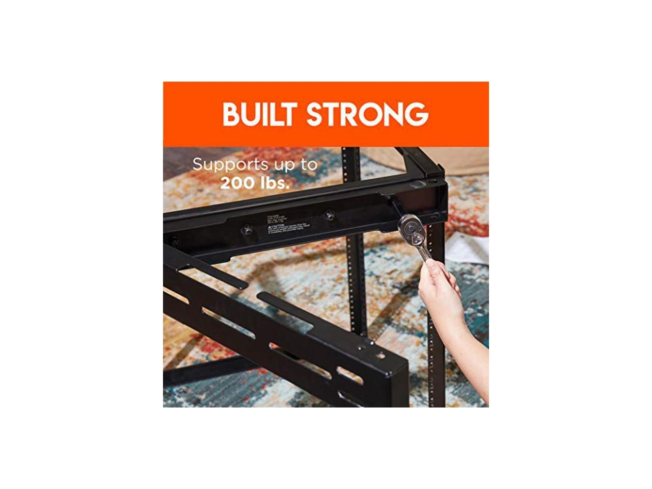 ECHOGEAR 10U Open Frame Rack With Swing-Out Wall Mount - Network Equipment Rack