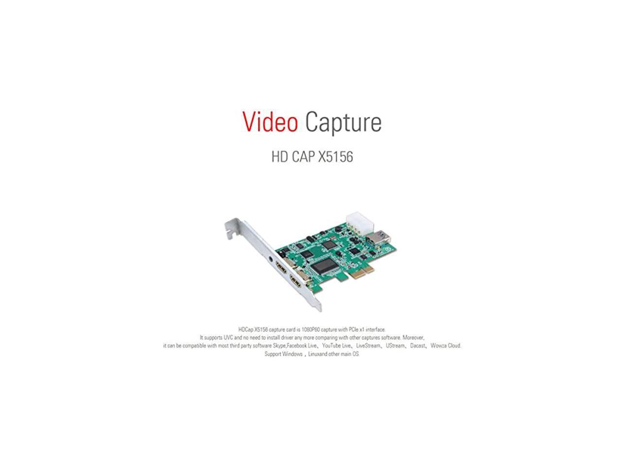 MyGica X5156 PCIe Express Video Capture Card Module,HD 1080P 60fps HDMI