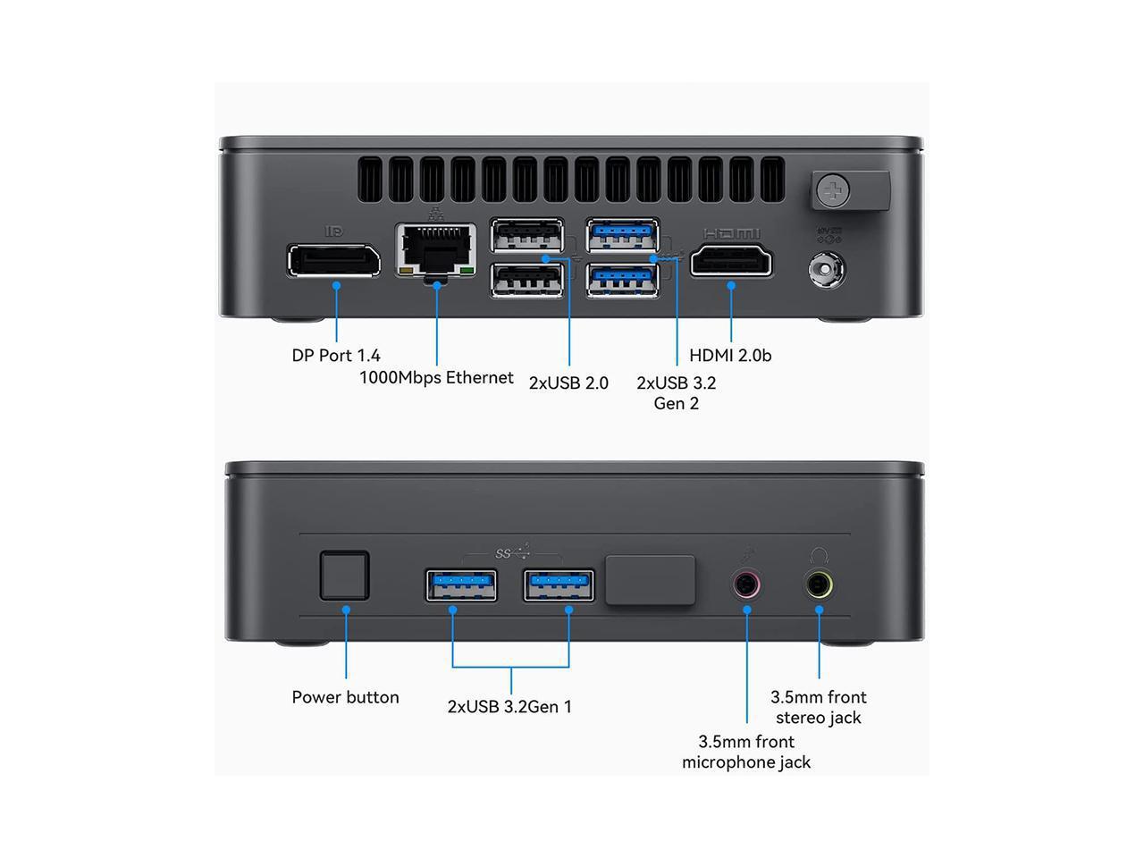 Intel Nuc 11 NUC11ATKPE Atlas Mini pc Intel Celeron N6005 15W Intel UHD