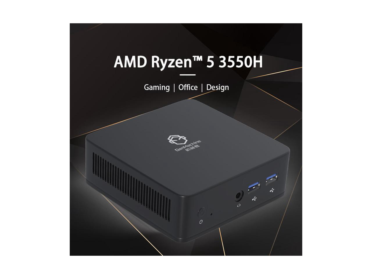 Genmachine mini pc amd ryzen 5 3550h 16gb ram 1tb m 2 nvme ssd amd