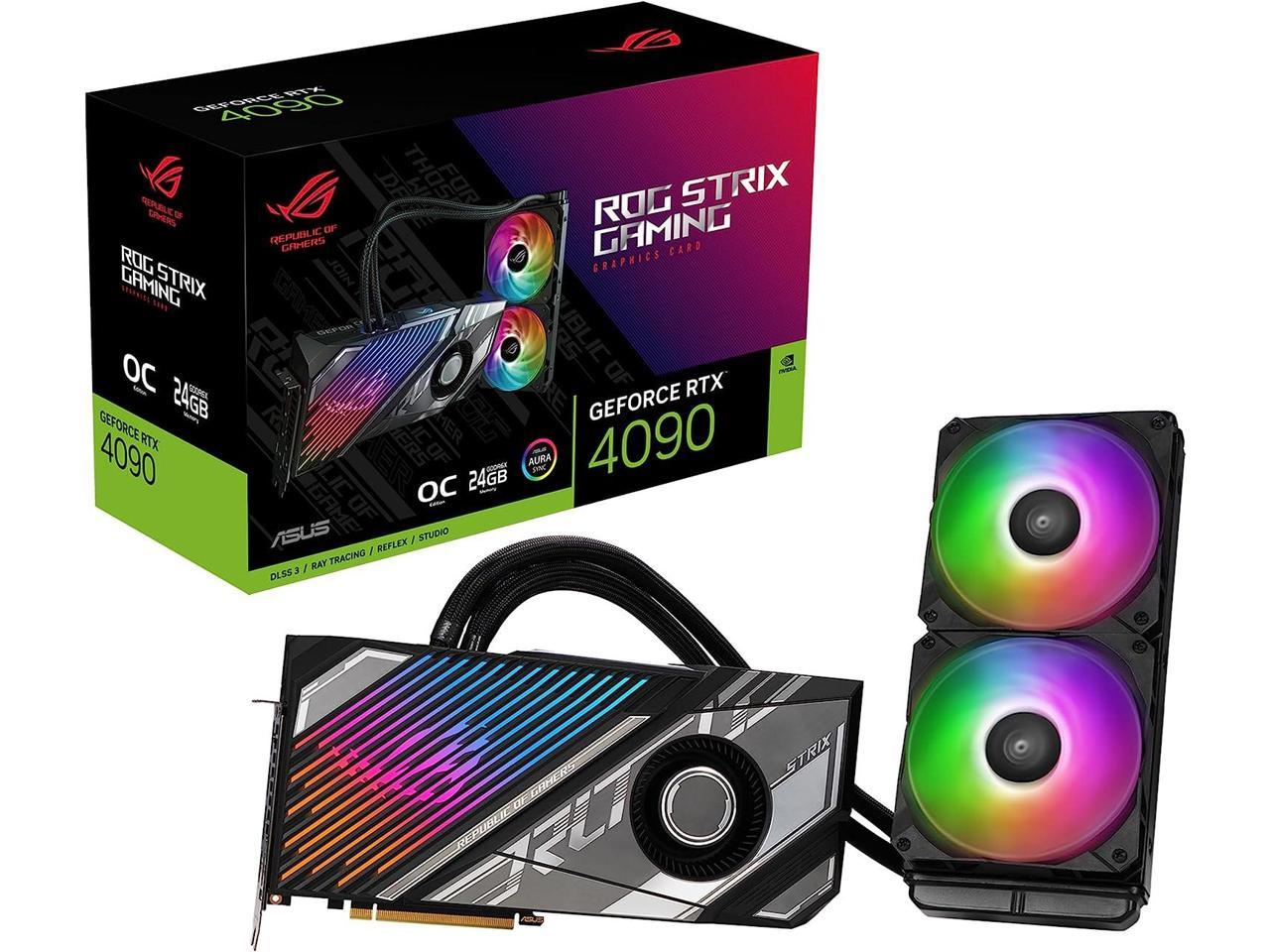 Asus Rog Strix Lc Nvidia Geforce Rtx Oc Edition Gaming Graphics Card Pcie Gb