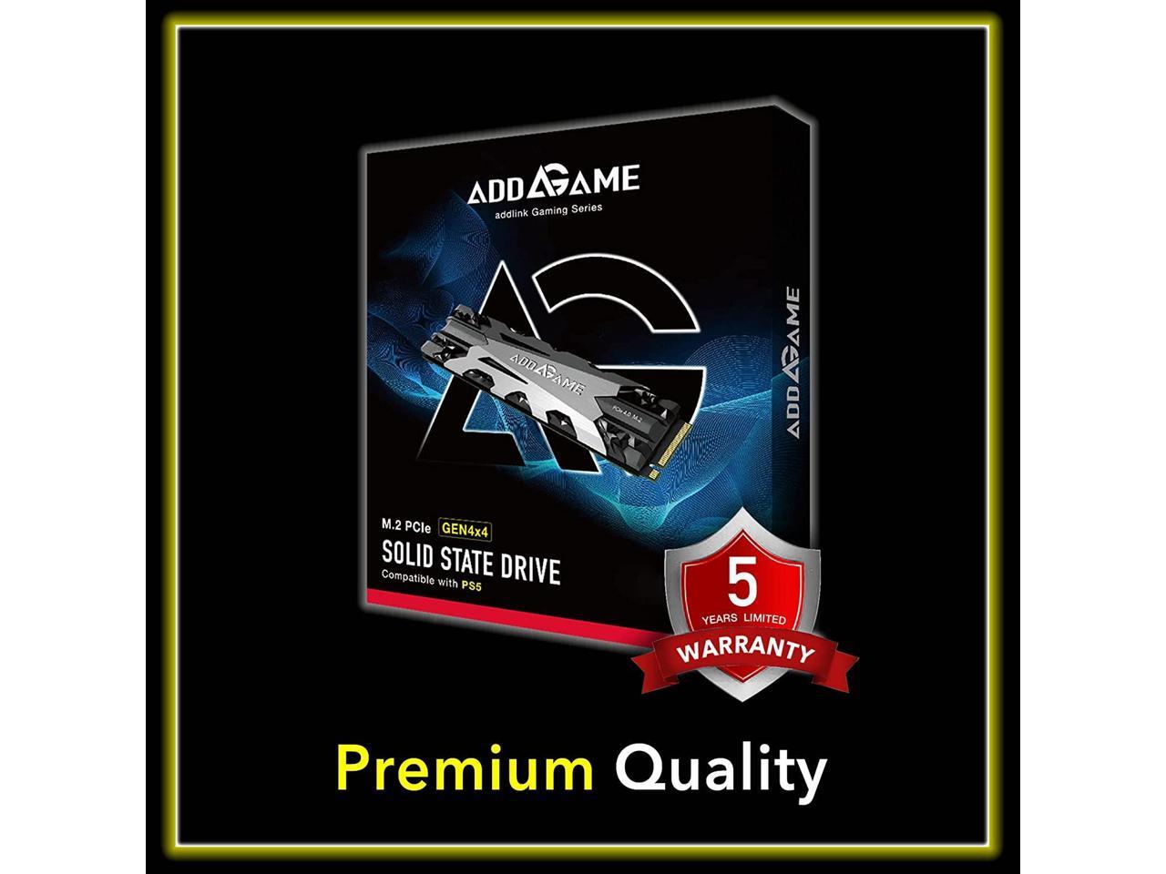 Addlink Addgame PS5 Compatible A95 4TB 7200 MB/s Read Speed Internal
