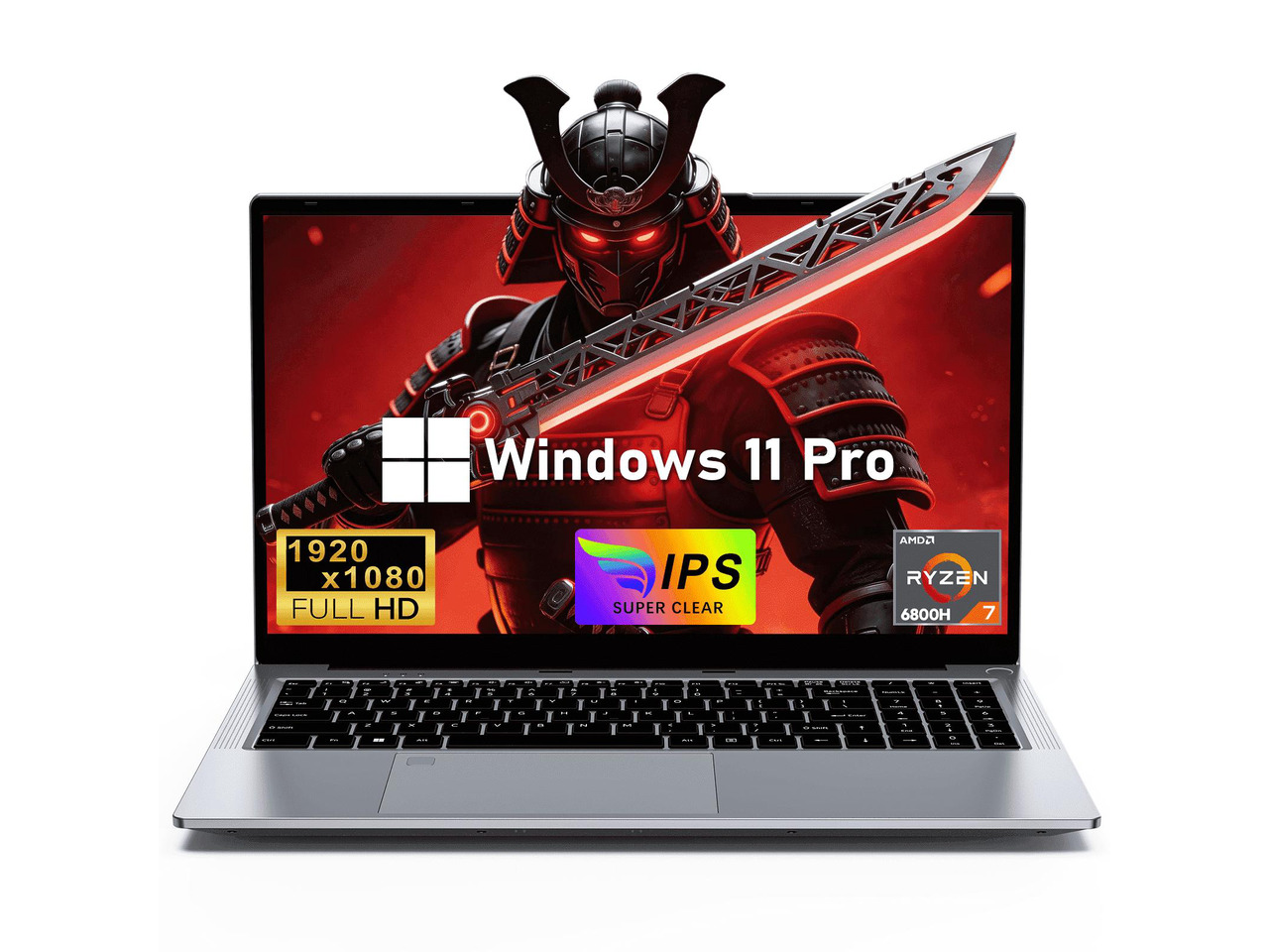 Chheart 2026 Flagship 15.6" Gaming Laptop | AMD Ryzen 7 6800H | 32GB DDR5 RAM | 1TB NVMe SSD | 8C/16T Up to 4.7GHz | Wins 11 Pro | Backlit Keyboard Fingerprint | Lightweight 3.5lb | 2-Year Warranty