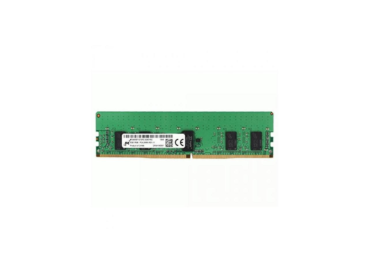 Micron 8GB DDR4 3200 Registered 288-pin DIMM 1Rx8 CL22 1.2V Memory