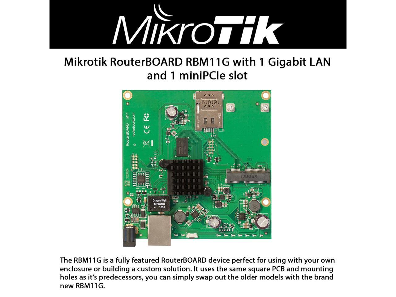 Mikrotik RouterBOARD RBM11G Small size powerful OEM board with one ...