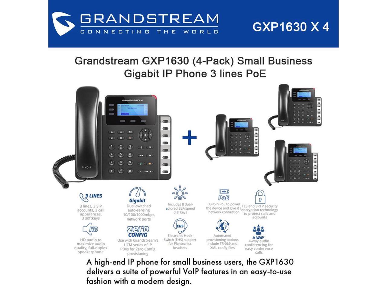 BRAND NEW FREE PRIORITY SHIPPING Grandstream GXP1630 BUNDLE of 2 