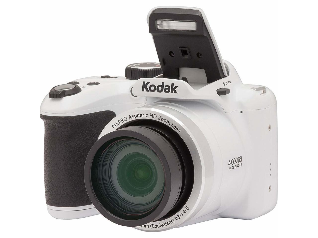 KODAK PIXPRO AZ401 16MP Point and Shoot Digital Camera, White AZ401WH