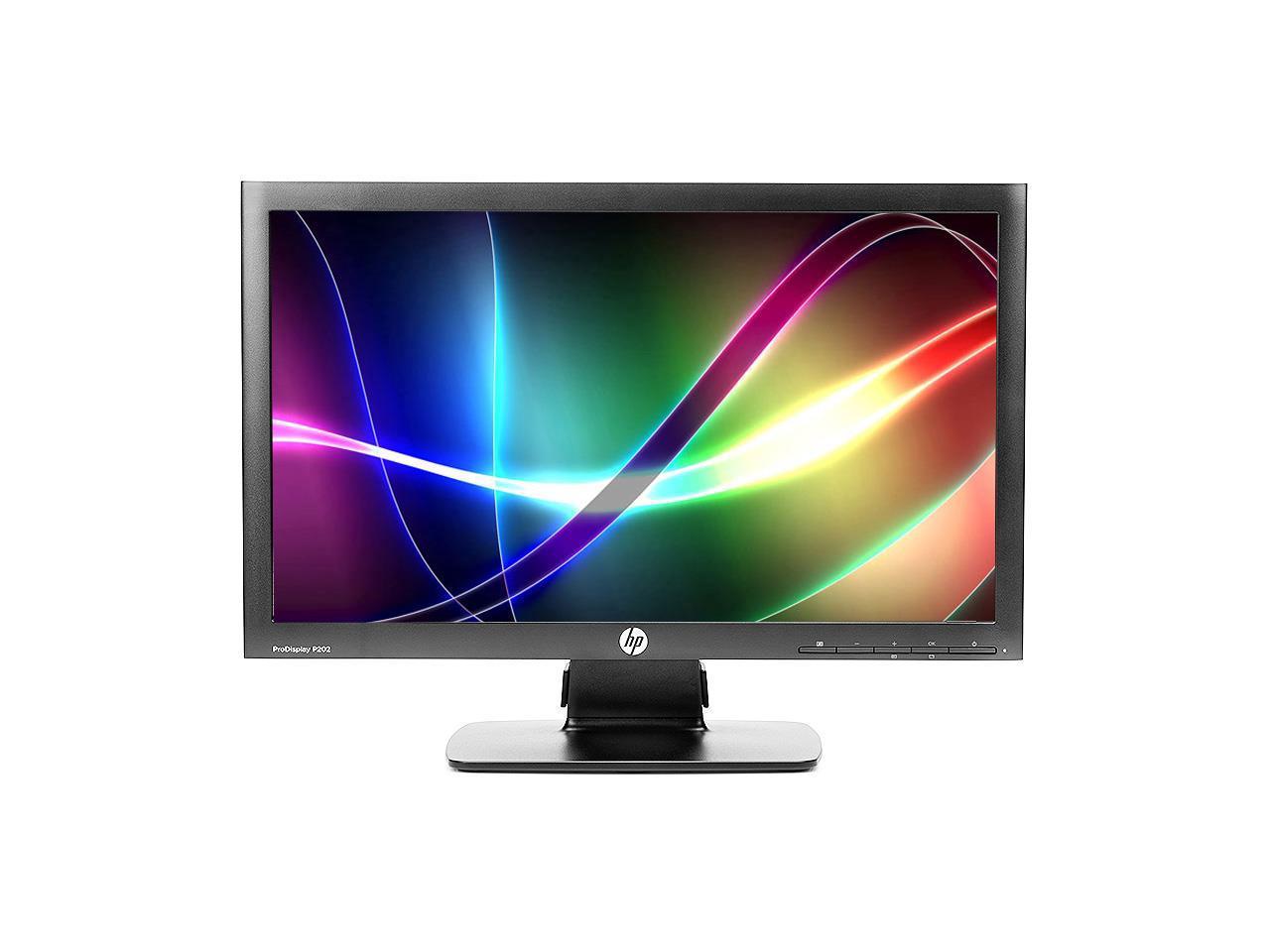 Monitor HP ProDisplay p202 20" screen for pc Base for Mini PC Grade A 