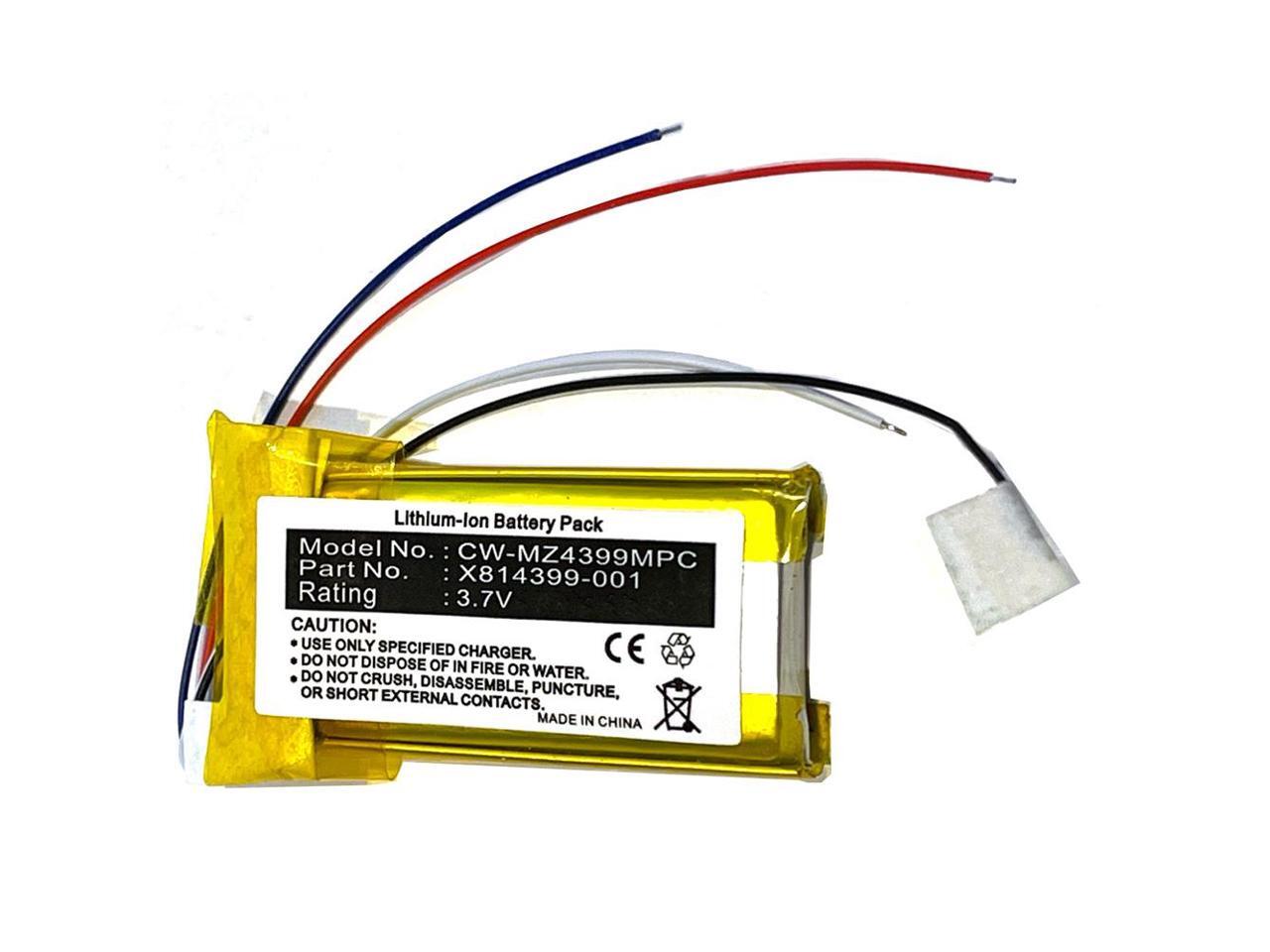 Battery for Microsoft Zune 120gb 80gb X814399001 H3A00001 2nd