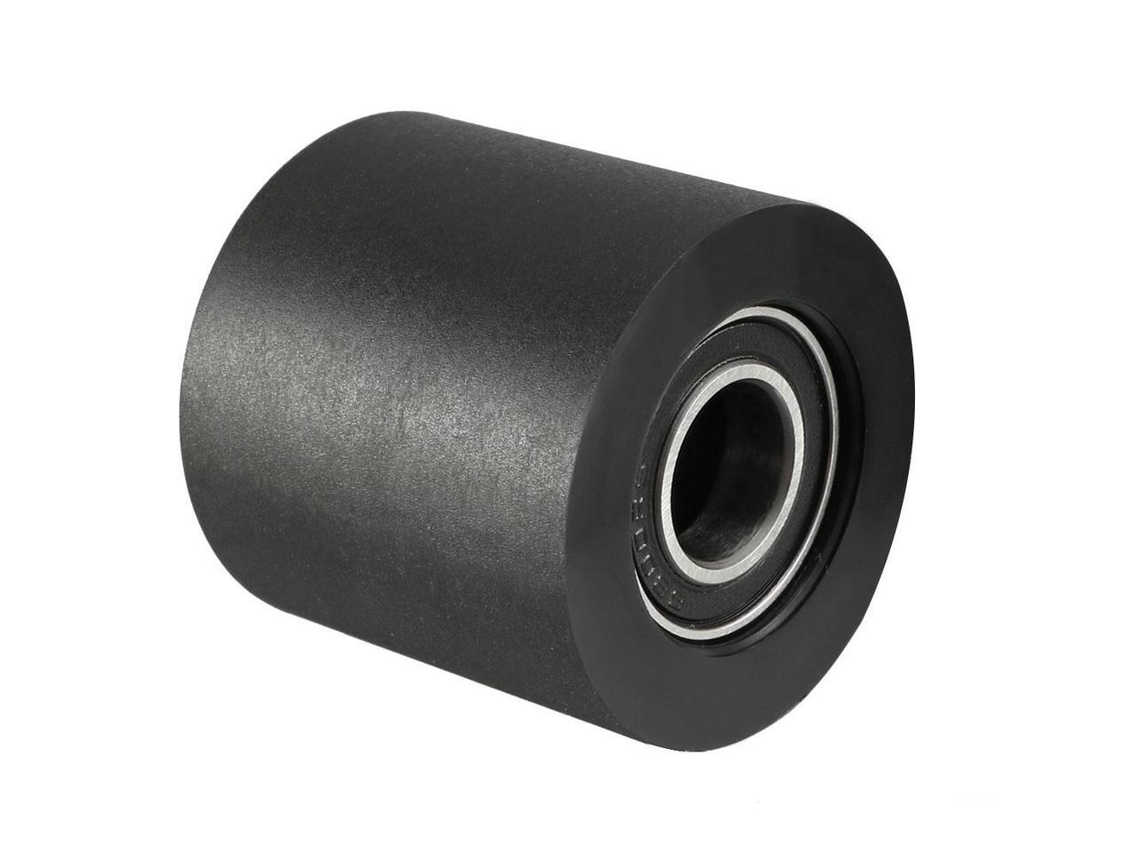 10x30x30mm Roller Idler Bearing Pulley Sliding Conveyor Wheel Black