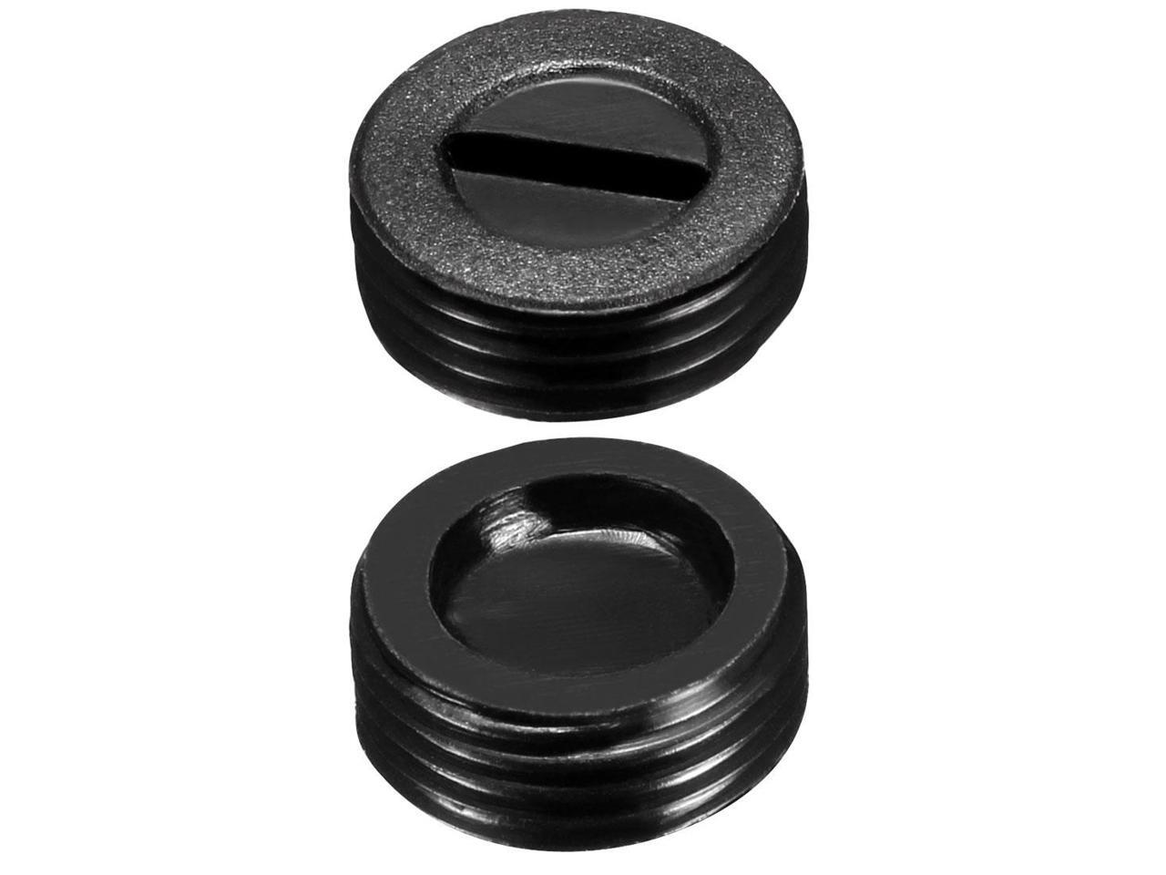 Carbon Brush Holder Caps 12mm O.D. 7.5mm I.D. 4.5mm Brush Cover Black