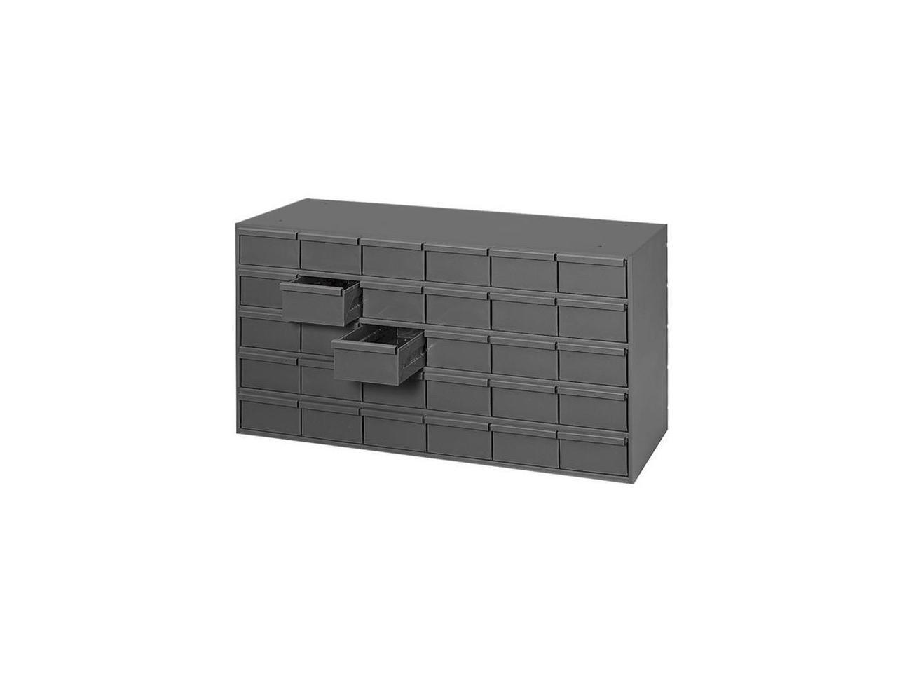 D 11-5/8 In Gray DURHAM MFG 014-95 Drawer Bin Cabinet 