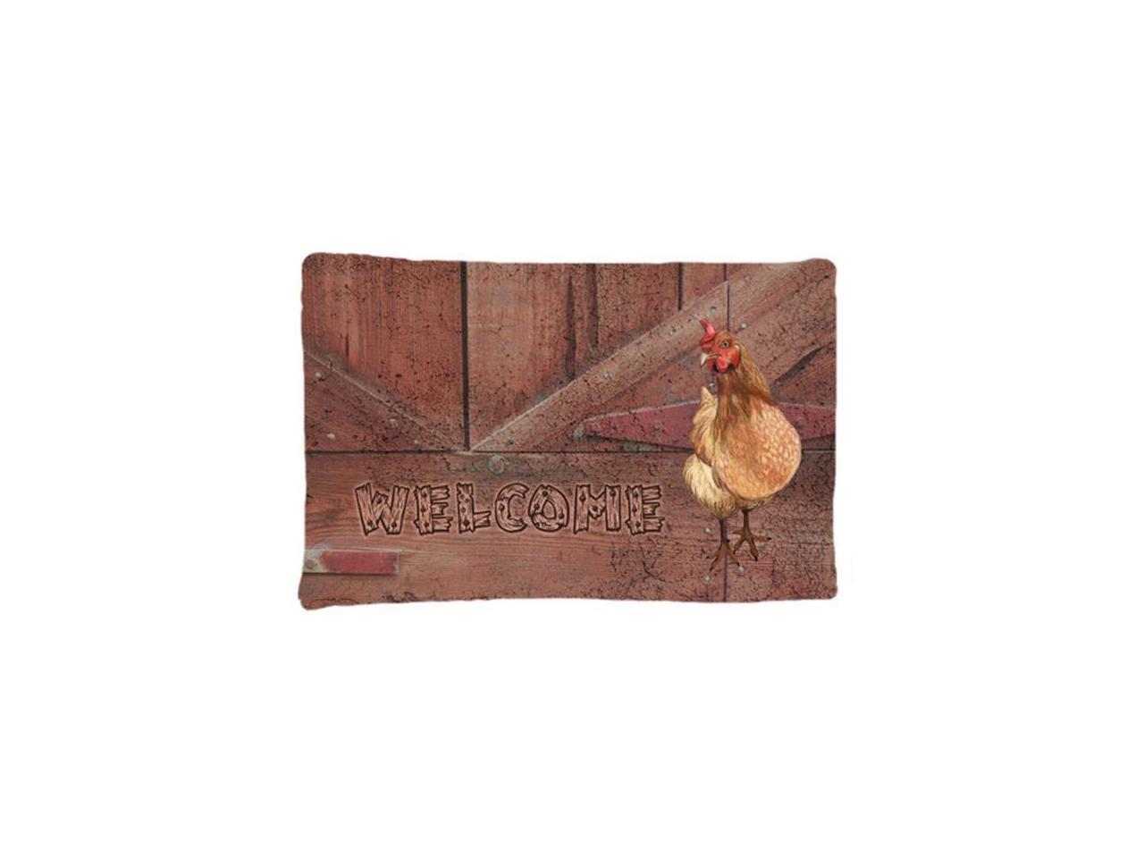 Welcome Chicken Moisture Wicking Fabric Standard Pillowcase Sb3075pillowcase Newegg Com