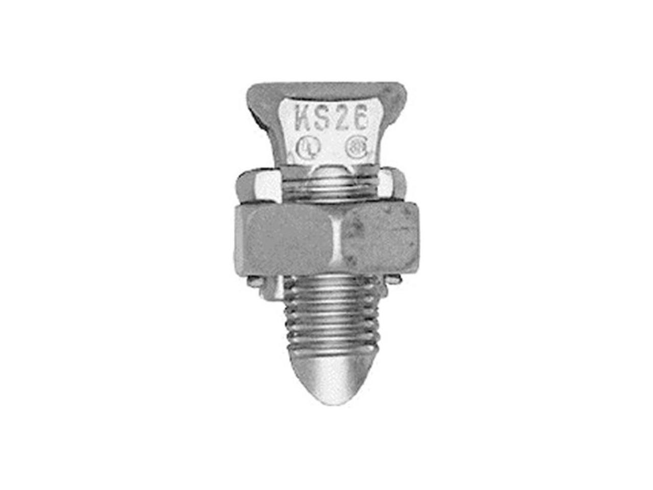 BURNDY KS26 SplitBolt Connector,2 str to 2/0 str