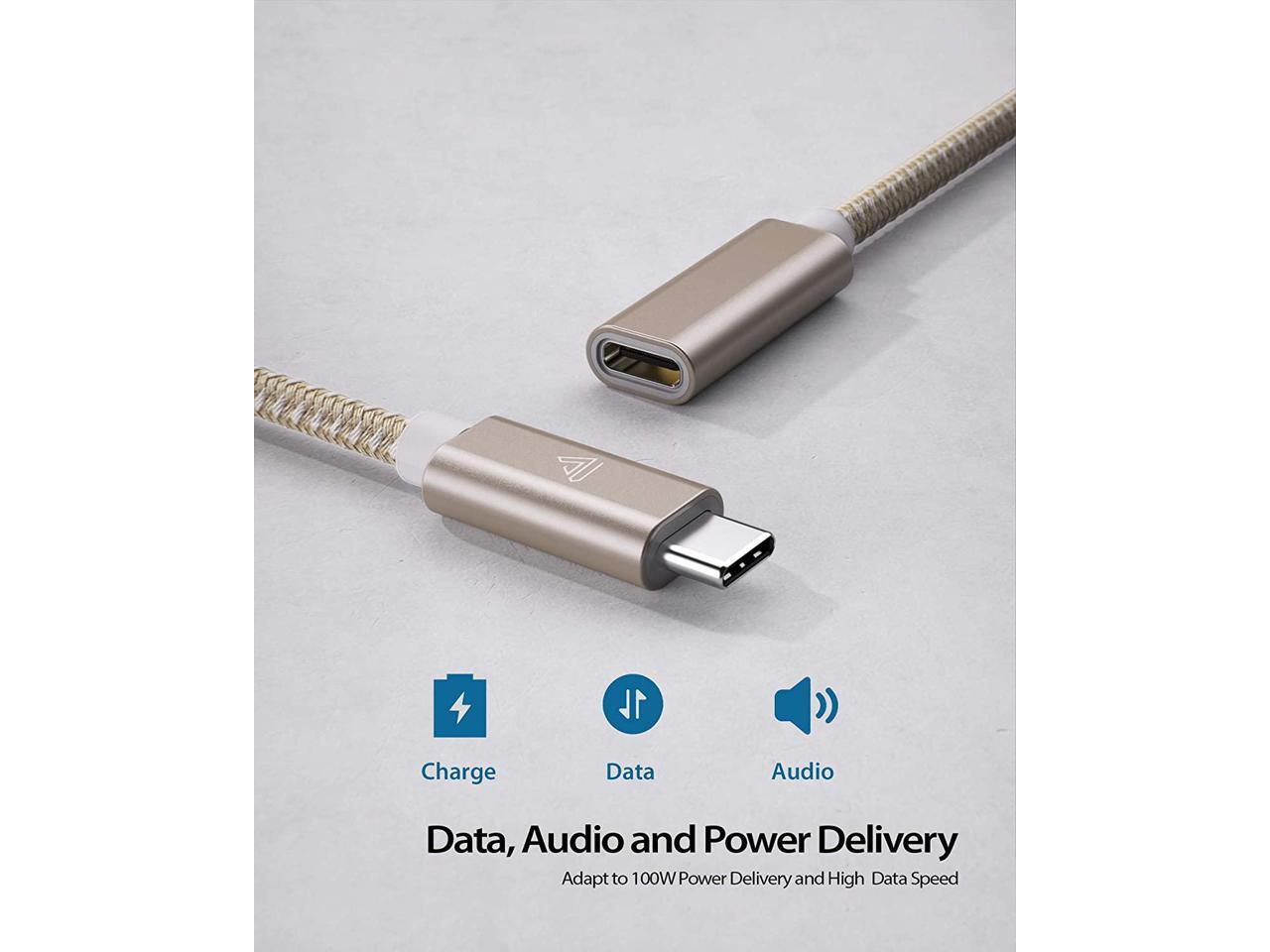 Faracent USB Type C Extension Cable (3.3Ft/1m), USB 3.1(10gbps) Type C