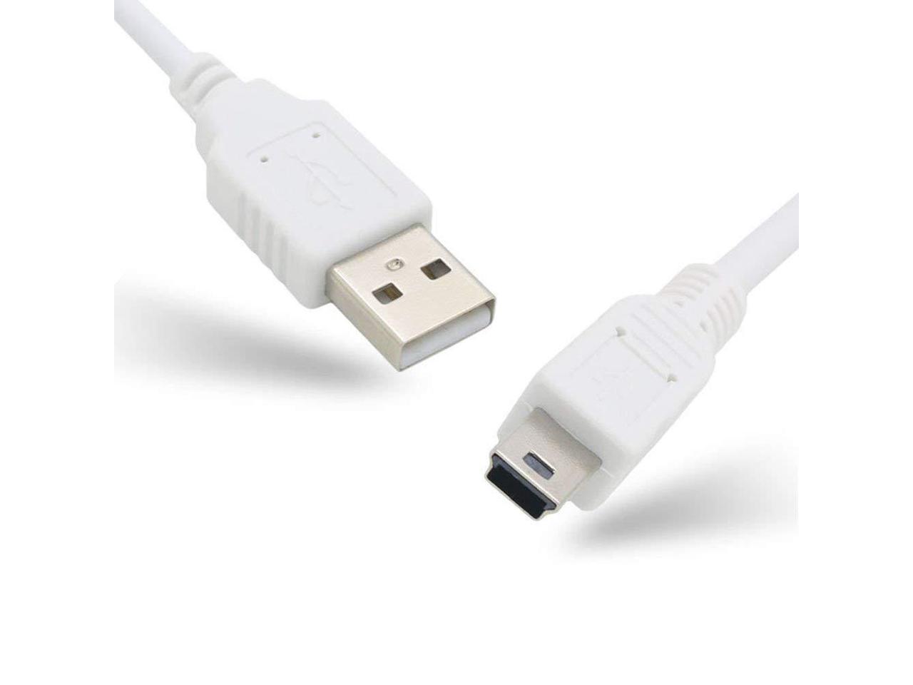 yan 6FT USB Type A to Mini B 5 Pin Sync Data Cable Cord Phone Charger Camera 28AWG