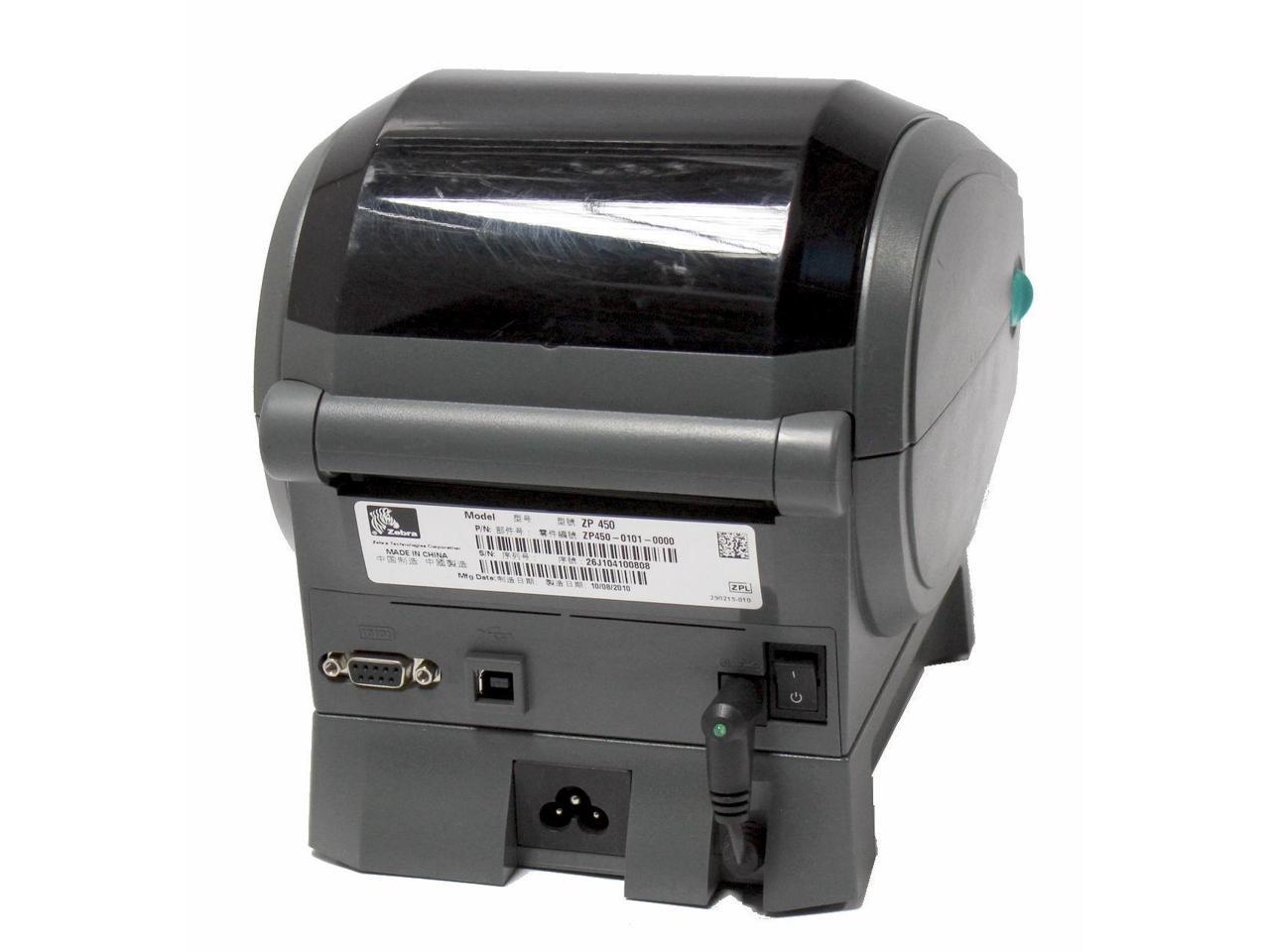 Zebra Zp450 Zp450 0101 0000 Direct Thermal Barcode Label Printer Serial Usb 200dpi Neweggca 2603