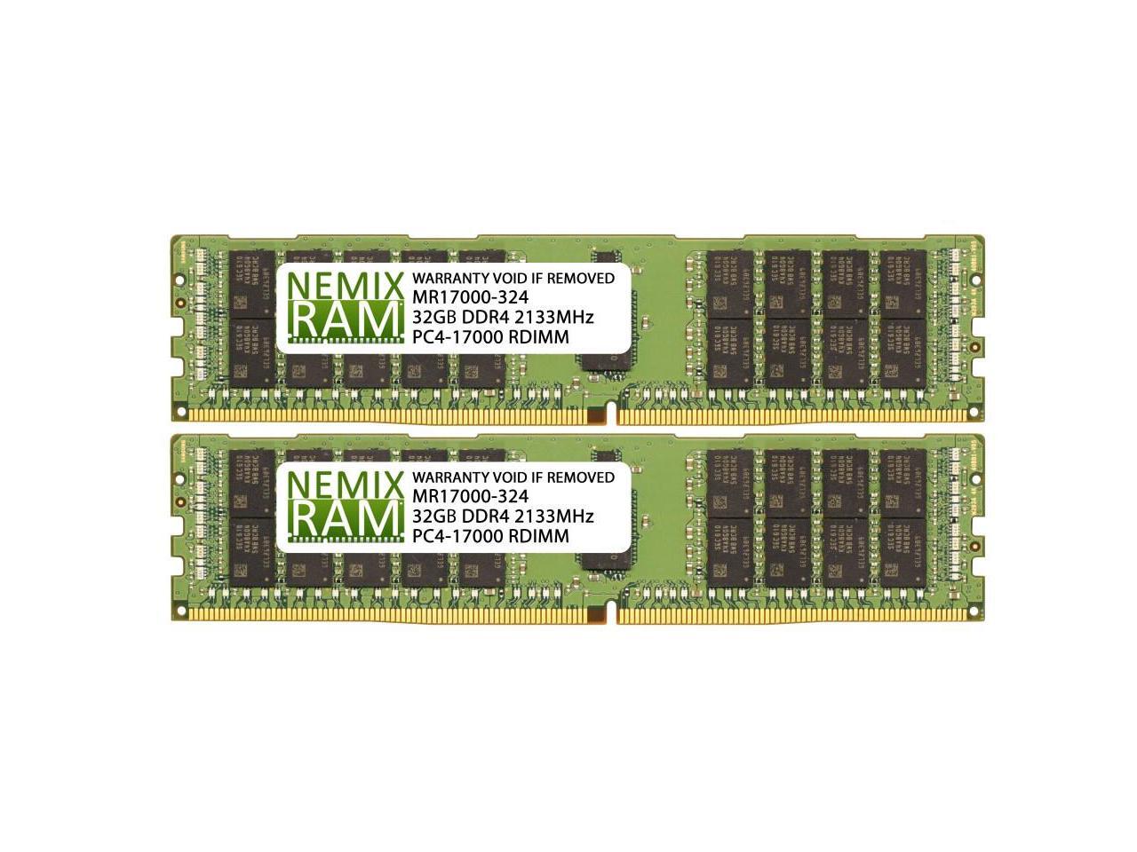 NEMIX RAM NE3302-H042F for NEC Express5800/A2010d 64GB (2x32GB) RDIMM Memory