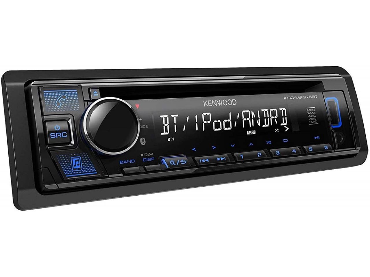 Kenwood Car Single DIN inDash CD MP3 Stereo Receiver USB AUX Inputs