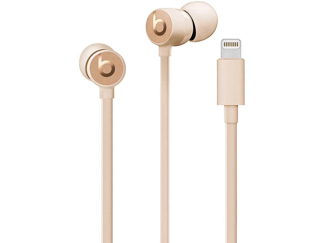 fællesskab Dyster ballon urBEATS 3 Beats in-Ear Wired Earphones with Lightning Connector Plug -  Built in Mic & Deluxe Case (Satin Gold) - Newegg.com