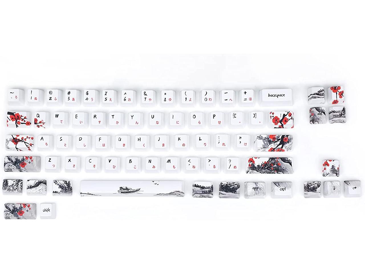 MOLGRIA Keycaps 71 Set for Gaming Mechanical Keyboard, Custom PBT 