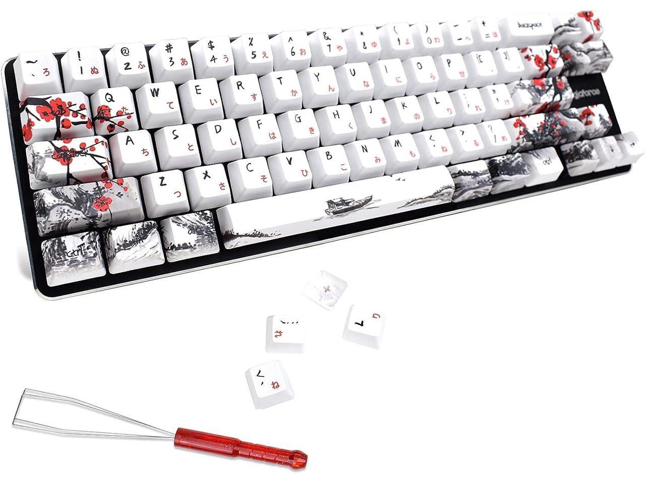 MOLGRIA Keycaps 71 Set for Gaming Mechanical Keyboard, Custom PBT 