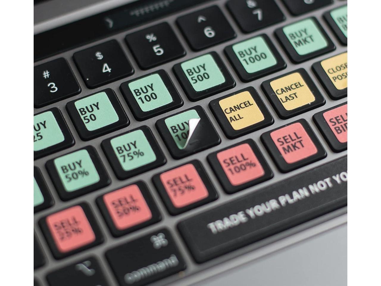 Day Trading Stock Trading Hotkey Keyboard Stickers for PC Computer