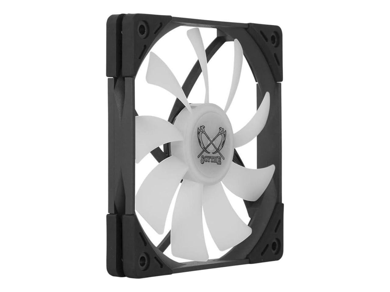 CPU Cooling Fans Scythe Kaze Flex Slim 120mm RGB LED Fan No Controller