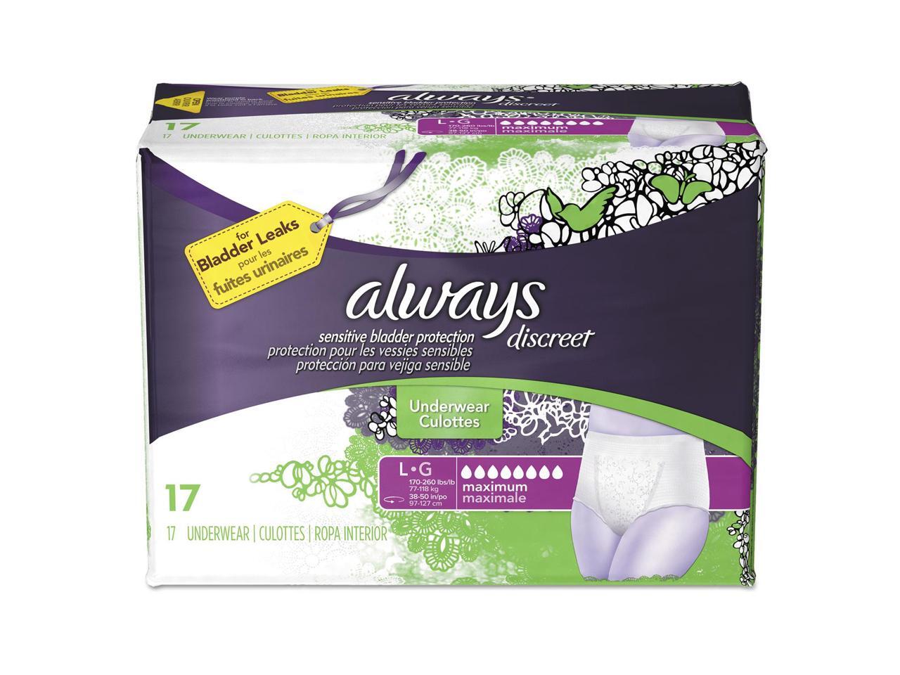 Always® Diapers,Adult,Lg,Max 92736