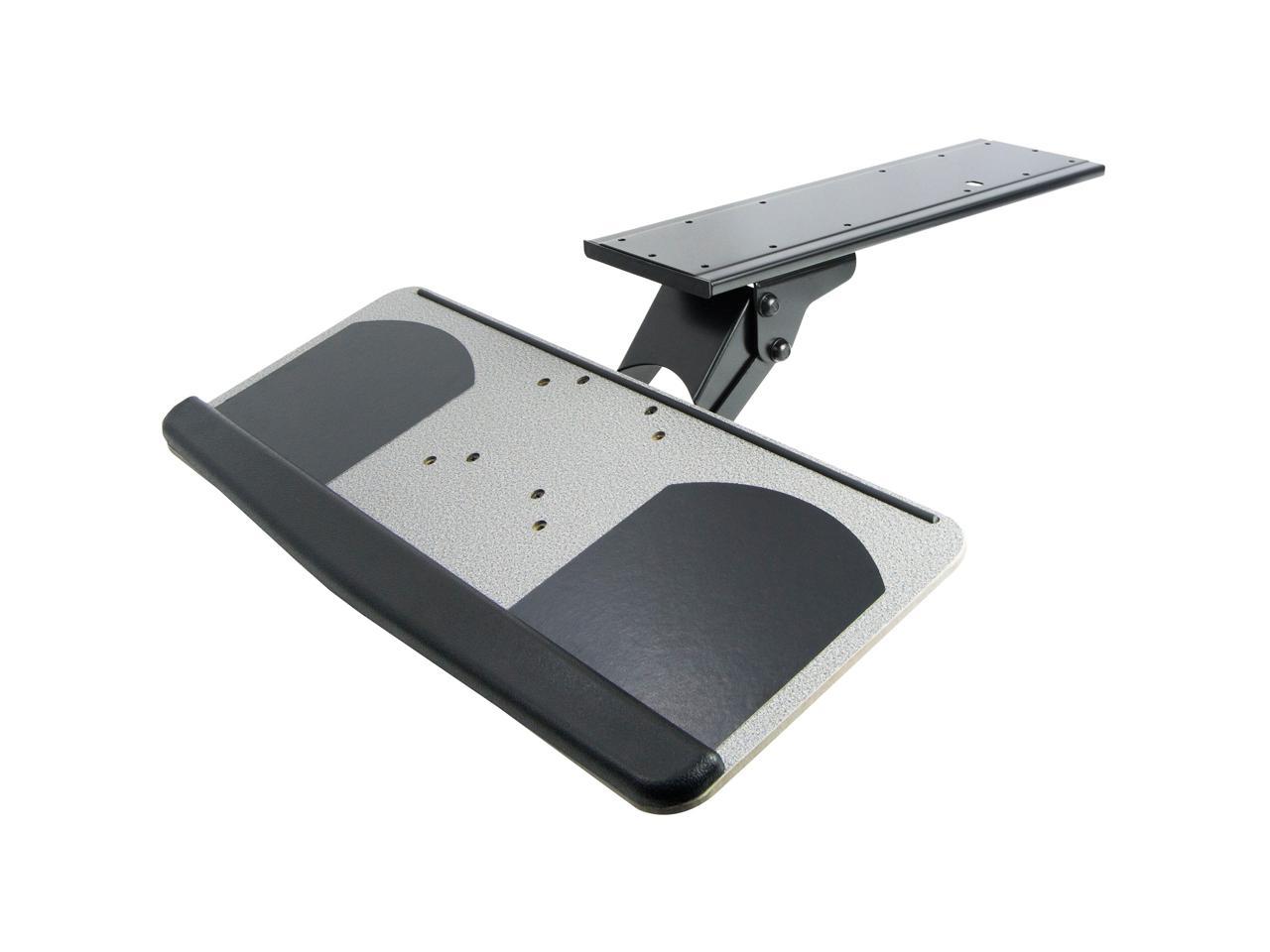 vivo adjustable keyboard mouse tray under table desk mount