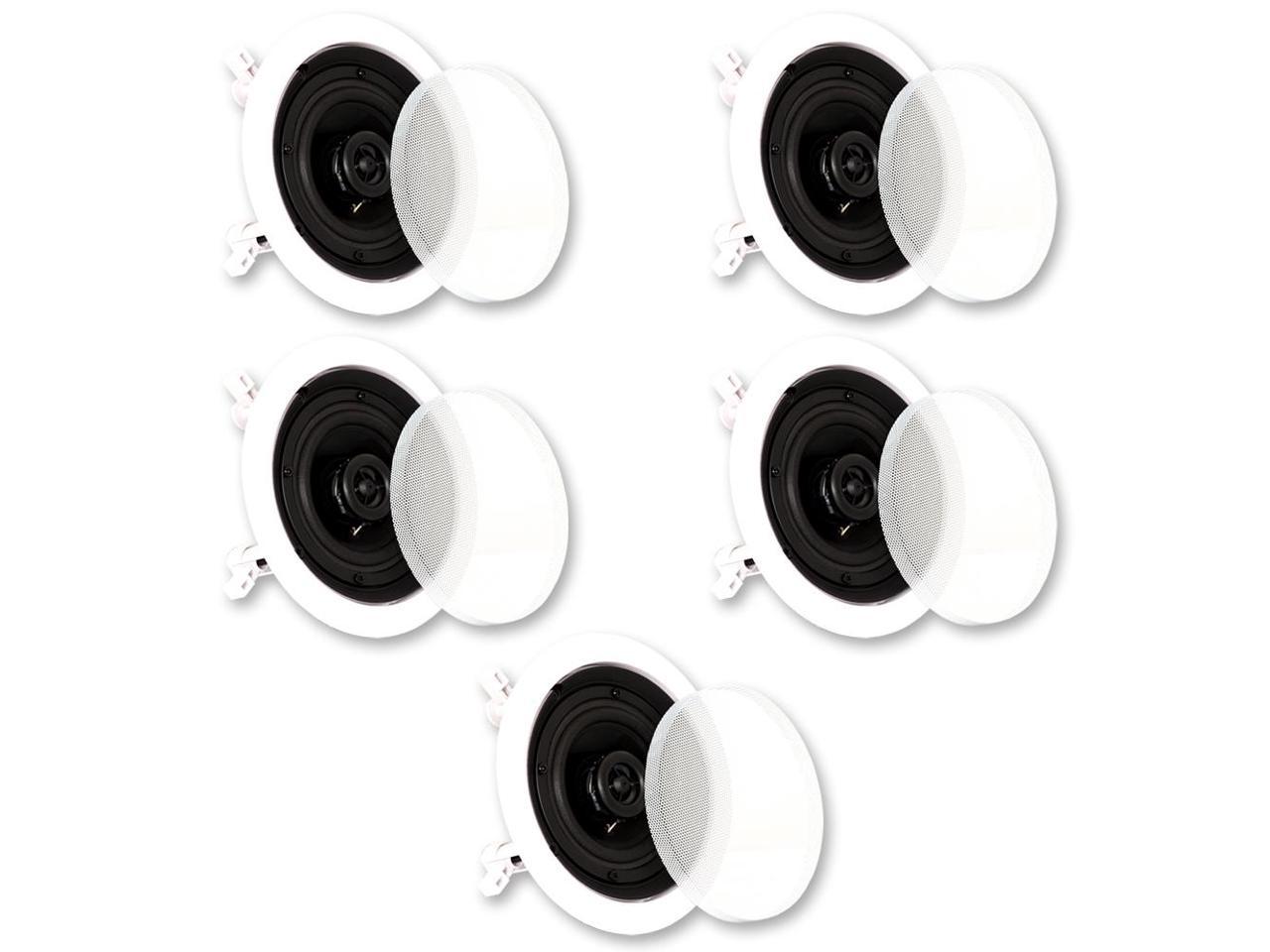 Theater Solutions Cs4c In Ceiling Speakers Surround Sound Home Theater 5 Speaker Set Cs4c 5s Newegg Com