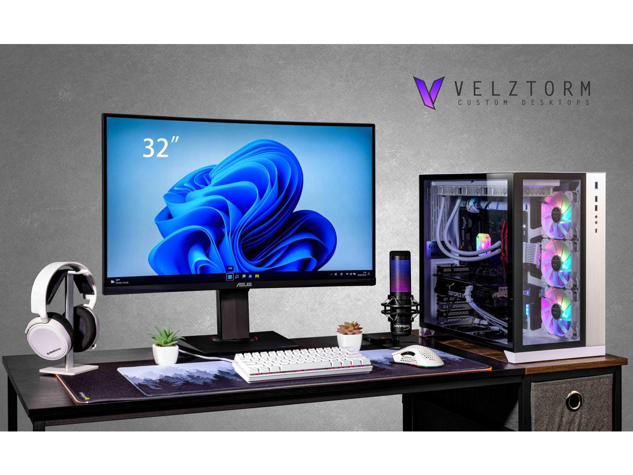Velztorm Lux Lyte Custom Built Gaming Desktop PC (AMD Ryzen 9 5900X