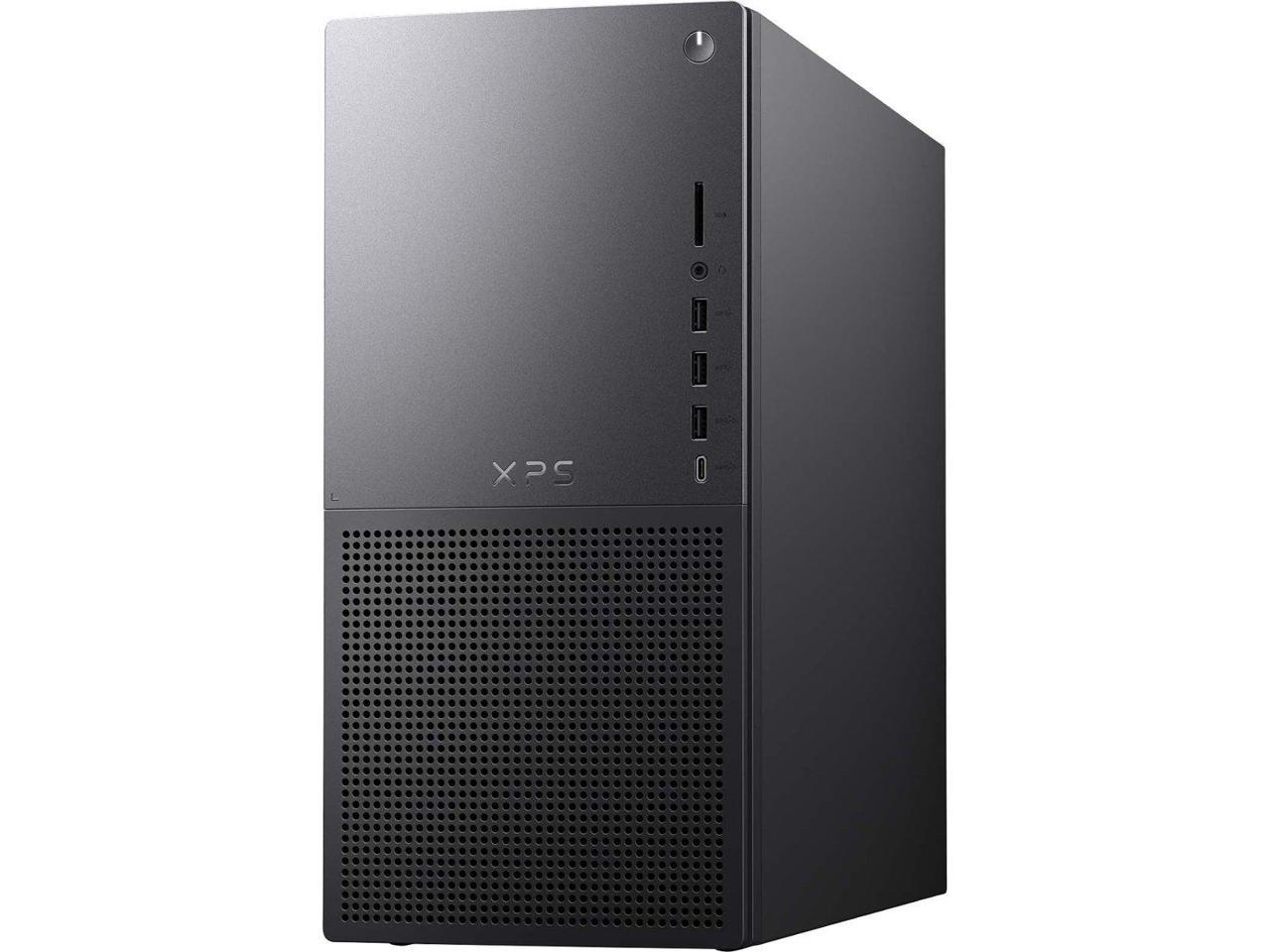 Dell XPS Tower 8960 Home & Business Desktop (Intel i7-13700 16-Core, GeForce RTX 4060 Ti, 64GB DDR5 4800MHz RAM, 8TB PCIe SSD, Wifi, Bluetooth, Win 11 Pro) with USB-C Dock