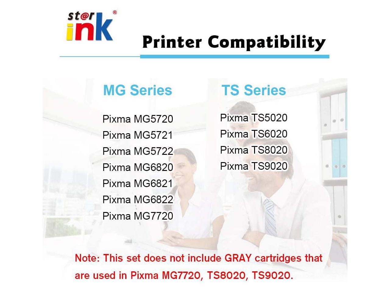 17-Pack 5 PGBK,3 Black,3C+3M+3Y Starink Compatible Ink Cartridge Replacement for Canon 270XL 271XL PGI 271 CLI 270 XL for PIXMA MG6820 MG6821 MG5720 TS6020 MG7720 TS9020 Printer 