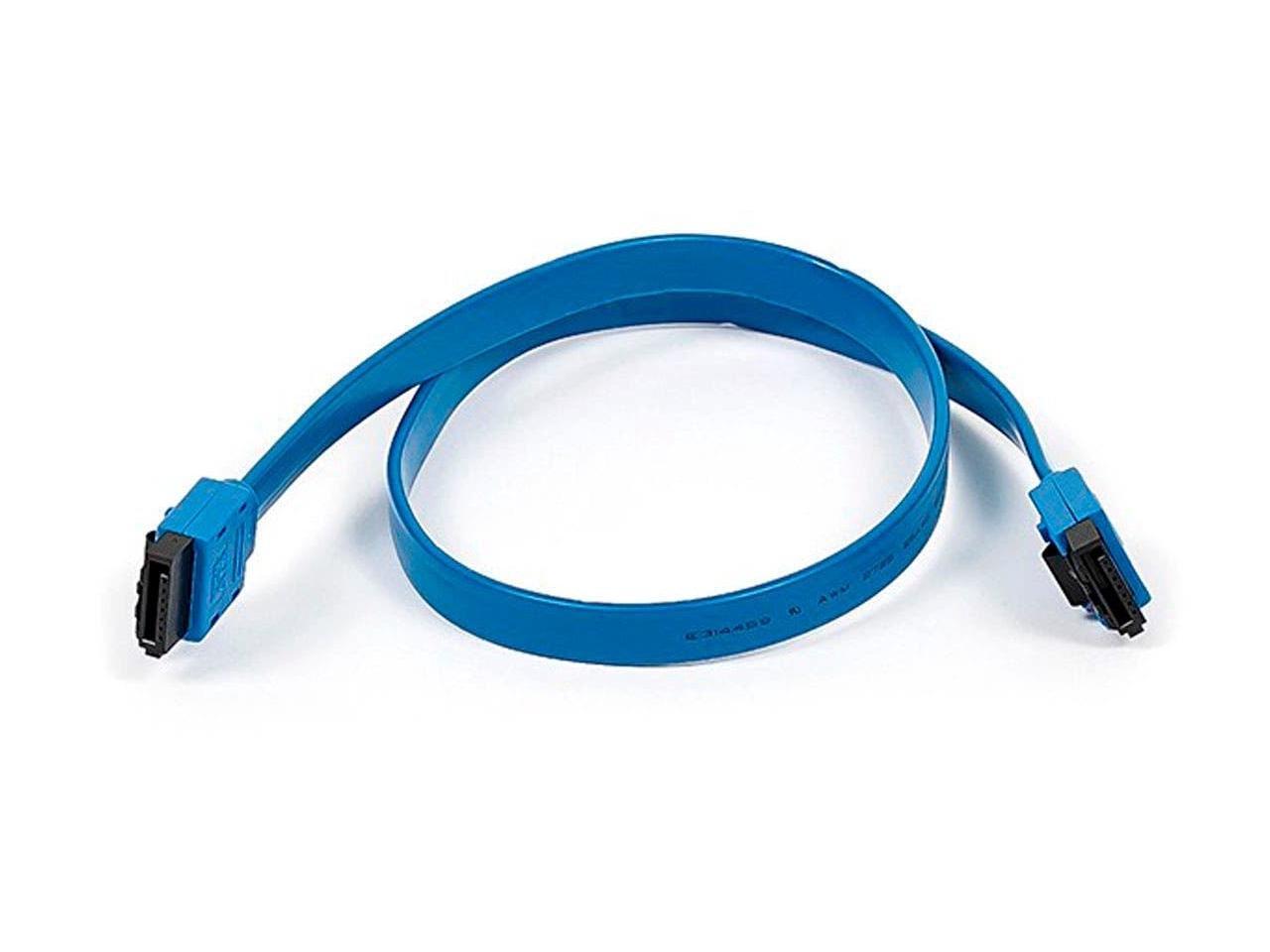 10 Inch CD Driver Monoprice SATA 6Gbps Straight Cable with Locking Latch Red Compatible with SSD SATA HDD CD Writer