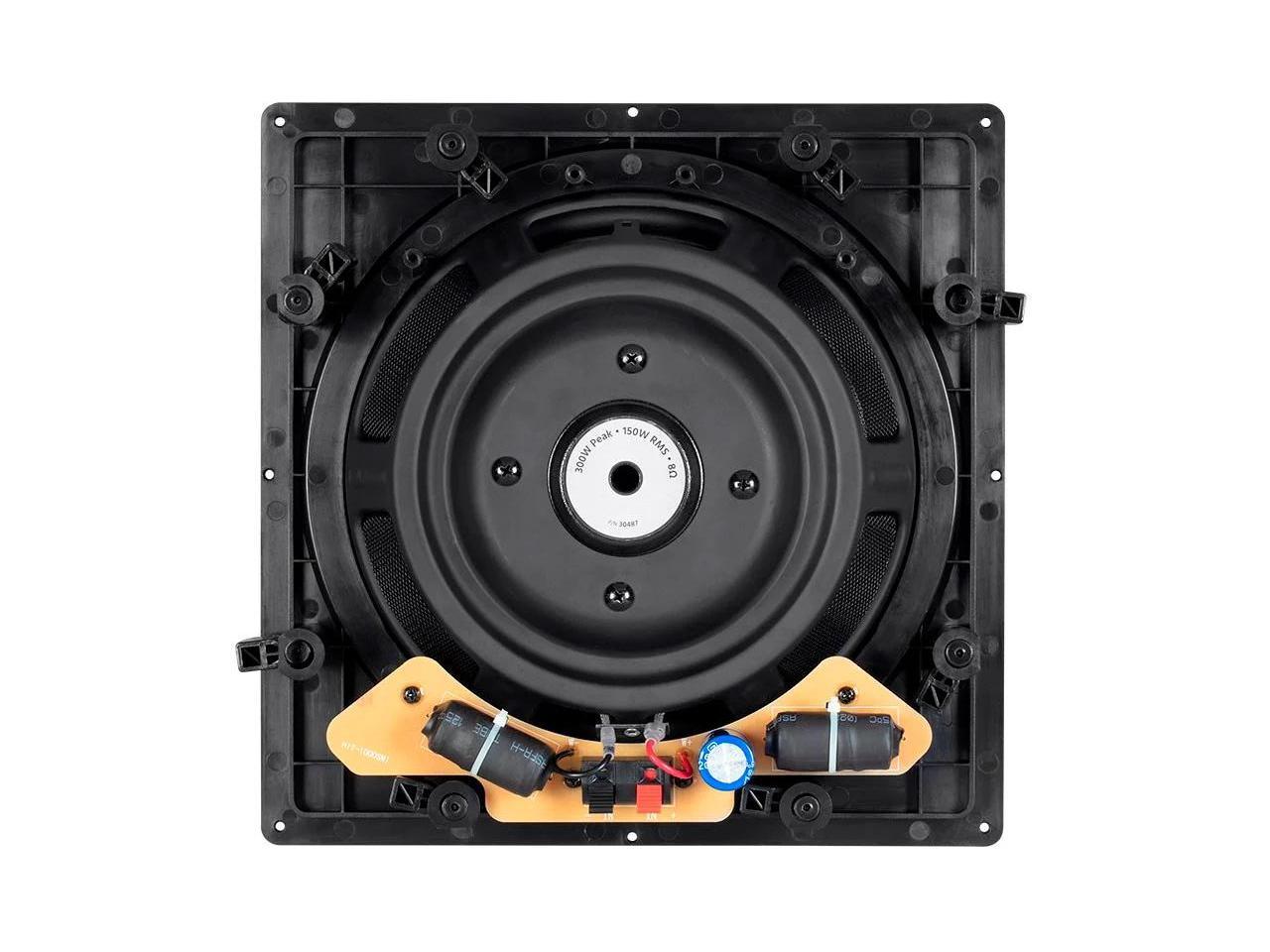 Monoprice Carbon Fiber InWall Speaker 10 Inch (Each) 300 Watt