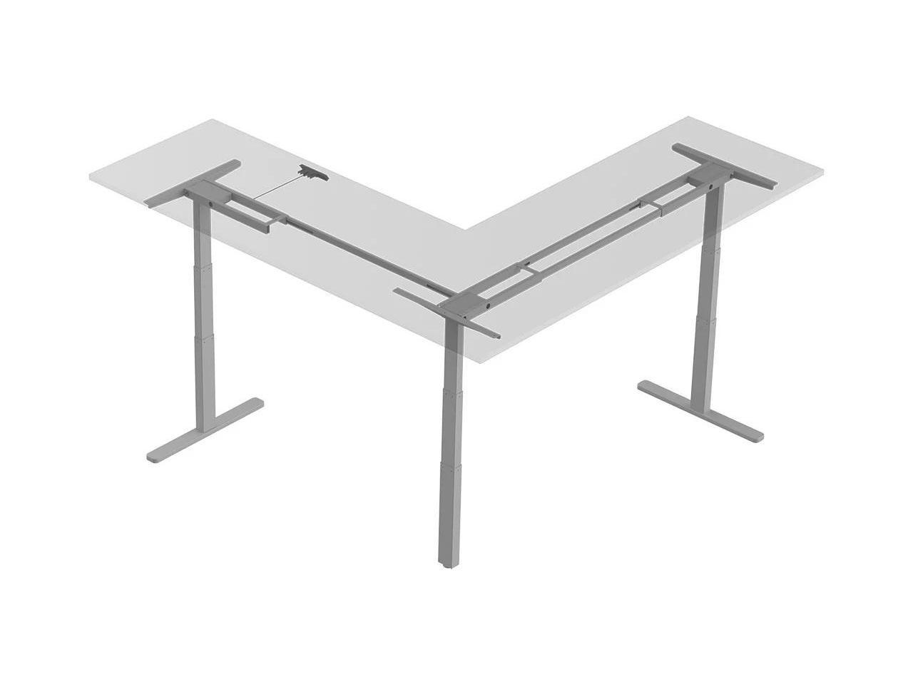 Monoprice Triple Motor Height Adjustable SitStand Corner Desk Frame