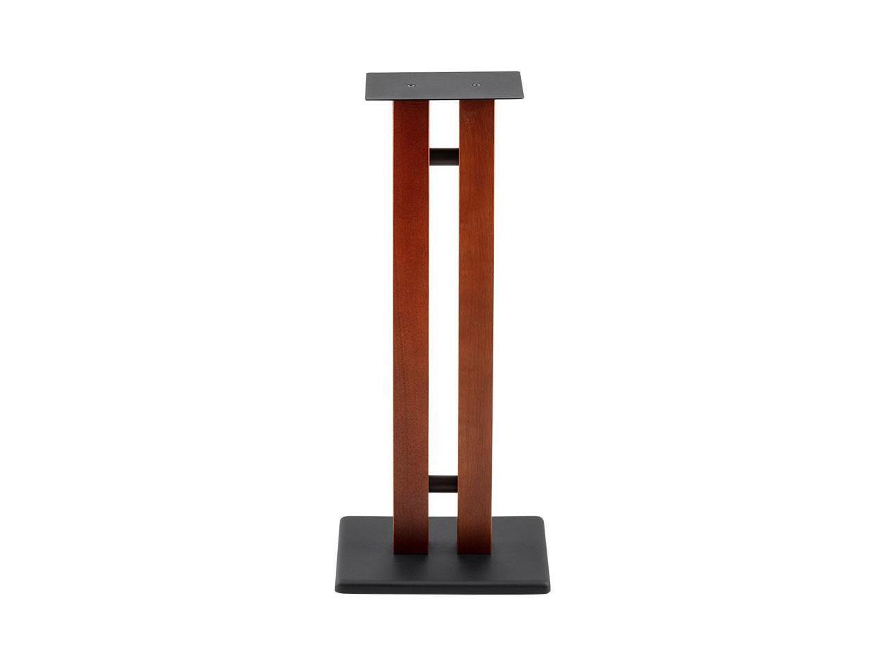 Monoprice Monolith Speaker Stands 28 Inch, Cherry (Each), 50lbs