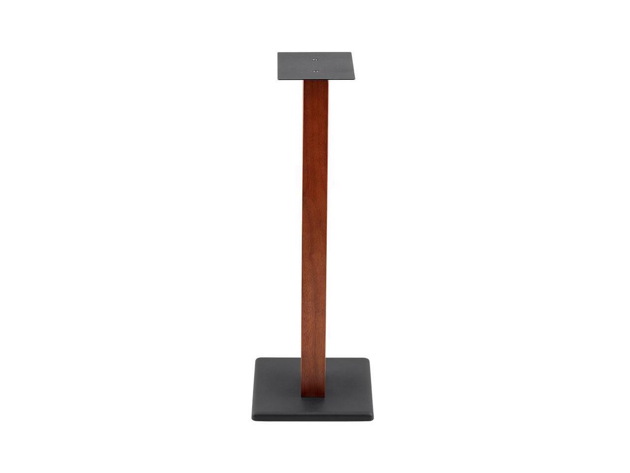 Monoprice Monolith Speaker Stands 28 Inch, Cherry (Each), 50lbs