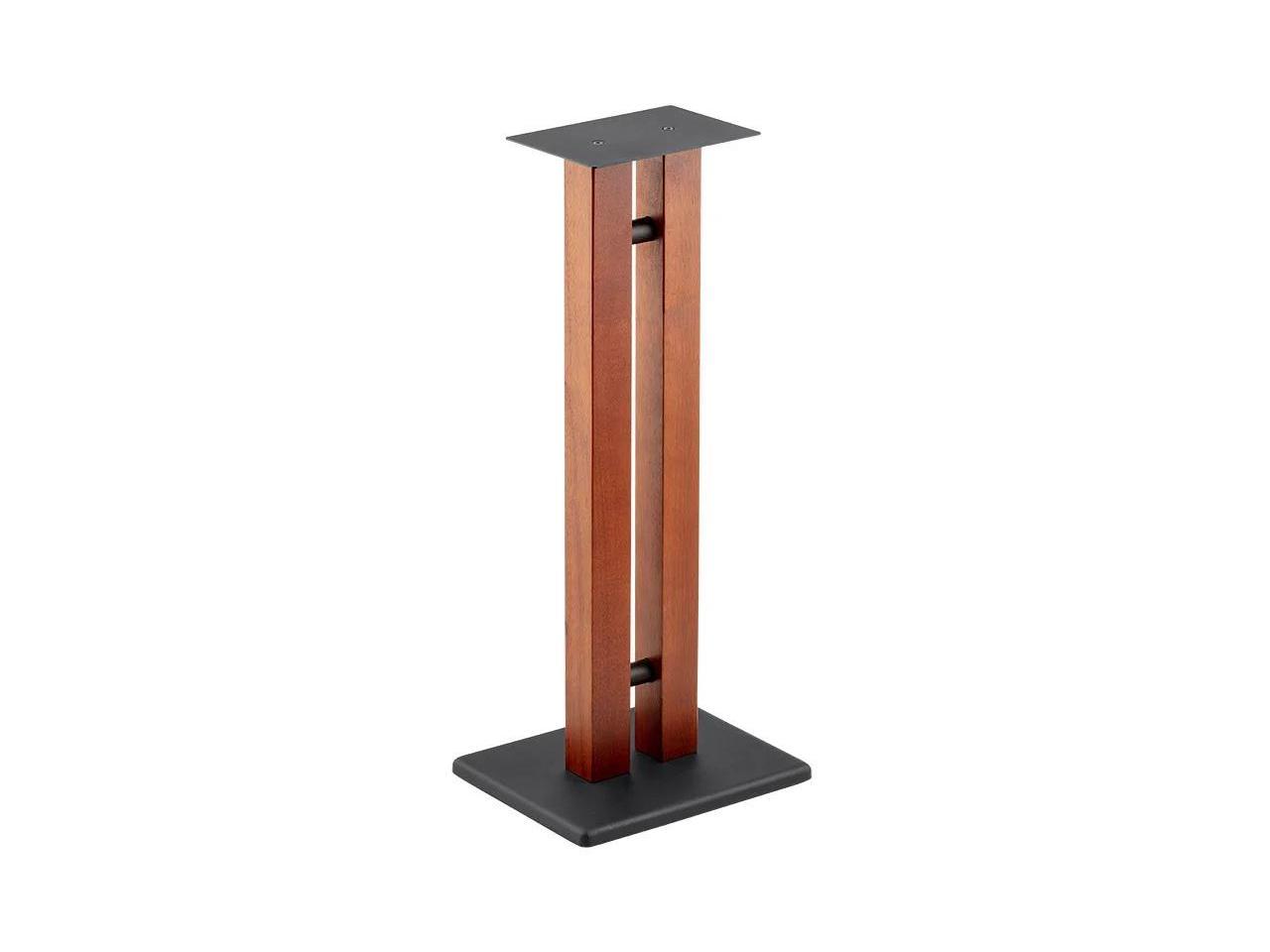 Monoprice Monolith Speaker Stands - 28 Inch, Cherry (Each), 50lbs ...