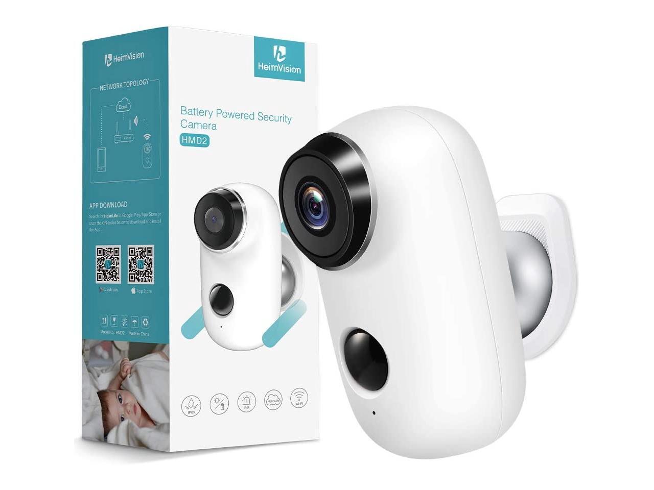 1080P Wireless Security Camera Indoor Outdoor Rechargeable Battery Powered WiFi